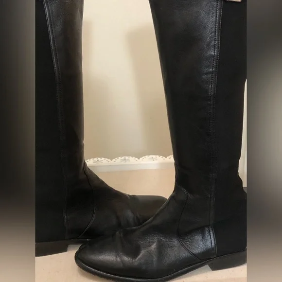 Coach Boots , Black Knee High , Lilac, Woman’s Size 8 - Picture 10 of 16